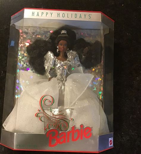 first holiday barbie doll|first black holiday barbie.